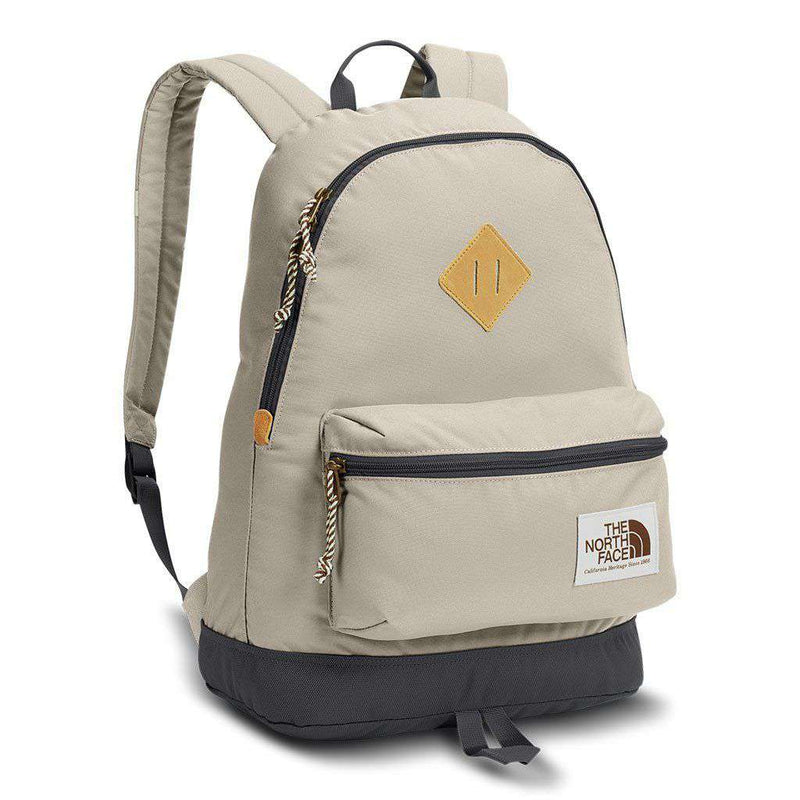 north face berkeley backpack beige Berkeley Backpack in Peyote Beige & Asphalt Grey by The North Face Peyote Beige & Asphalt Grey