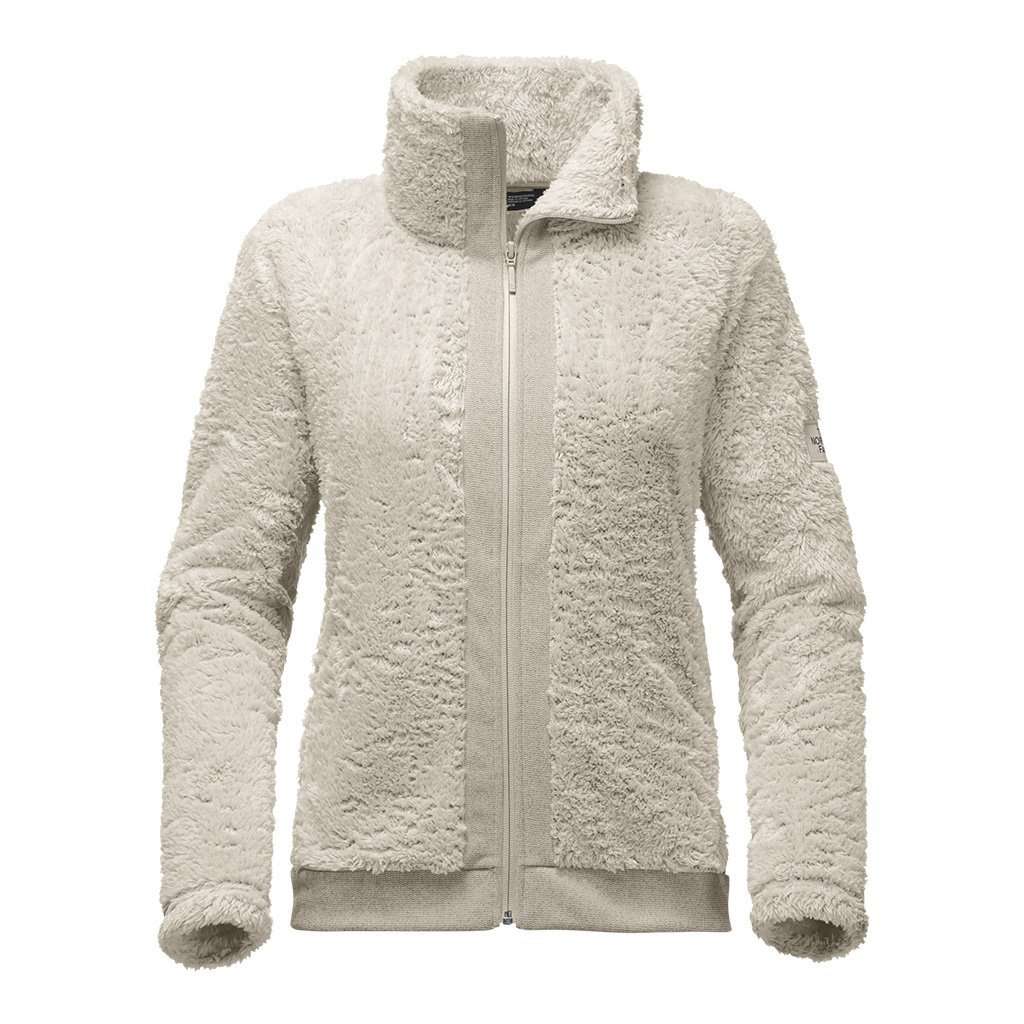 Women's Furry Fleece Full Zip Jacket in Peyote Beige by The North Face - Country Club Prep