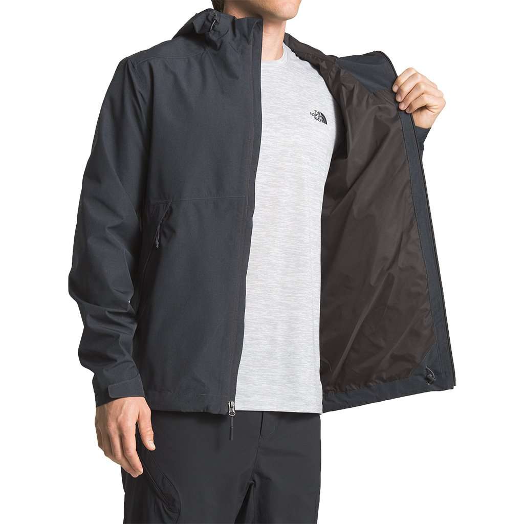Men's Millerton Rain Jacket in Asphalt Grey Tweed by The North Face - Country Club Prep