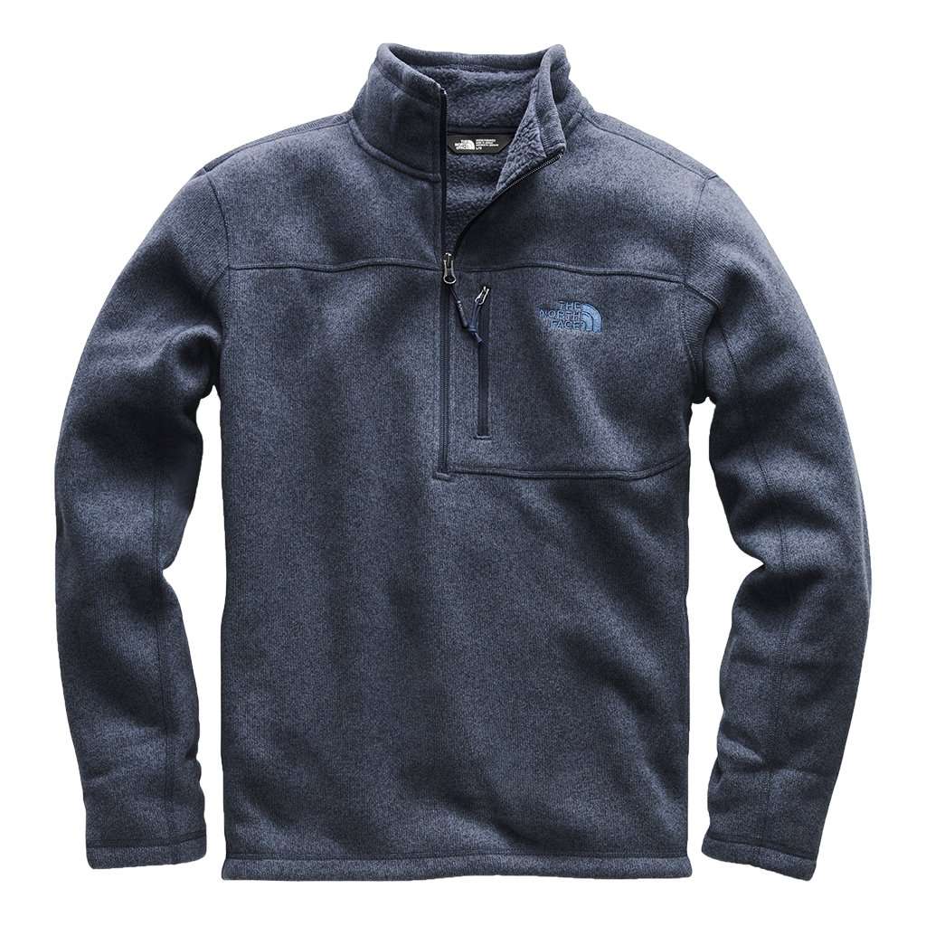 Men's Gordon Lyons 1/4 Zip in Urban Navy Heather by The North Face - Country Club Prep