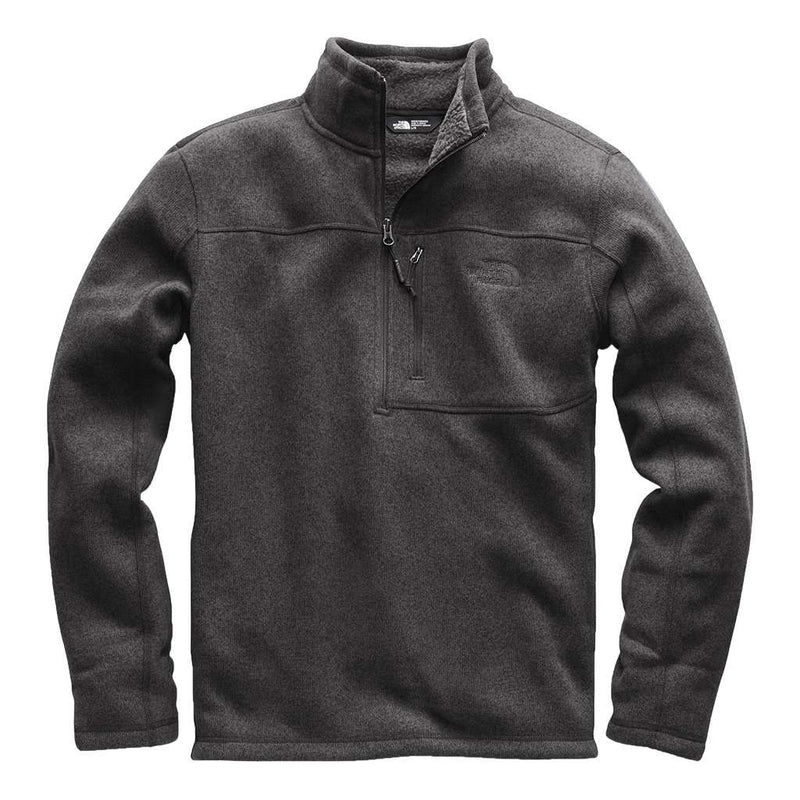 Men's Gordon Lyons 1/4 Zip in TNF Dark Grey Heather by The North Face - Country Club Prep