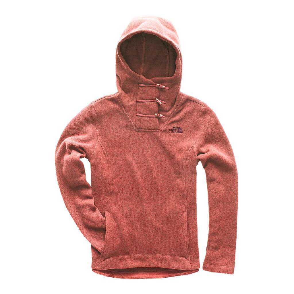 Women's Crescent Hooded Pullover in Faded Rose Heather by The North Face - Country Club Prep