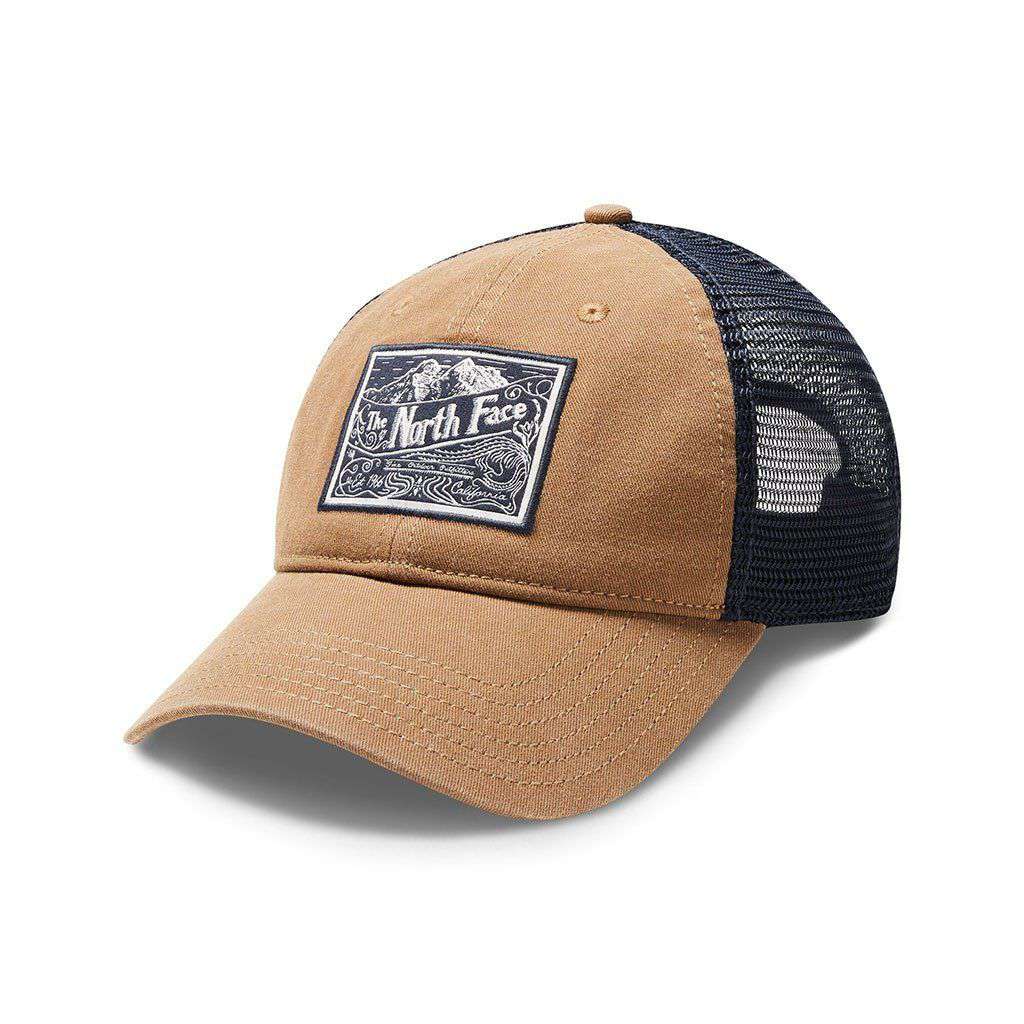 Broken In Trucker Hat in Cargo Khaki & Urban Navy by The North Face - Country Club Prep