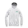 Men's Half Dome Pullover Hoodie in Light Heather Grey & Everglade by The North Face - Country Club Prep