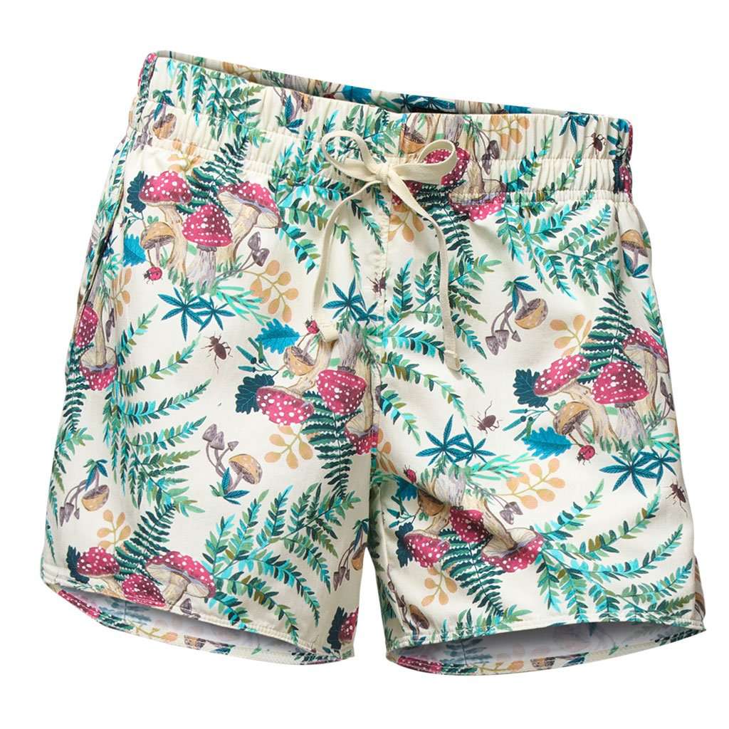 Women's Class V Shorts in Vintage White Forest Floor by The North Face - Country Club Prep