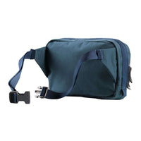 Kanga Fannypack in Blue Wing Teal Heather & Asphalt Grey by The North Face - Country Club Prep