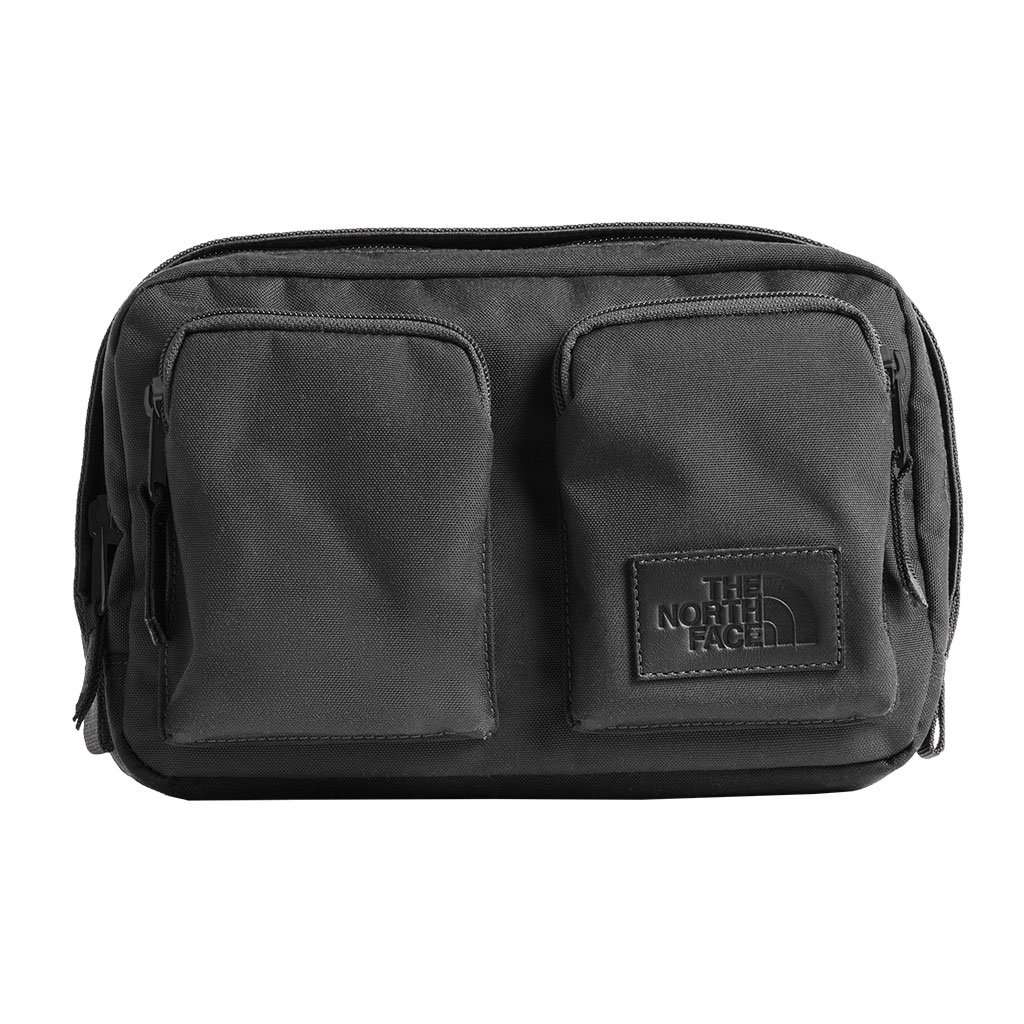 Kanga Fannypack in Asphalt Grey Heather & TNF Black by The North Face - Country Club Prep