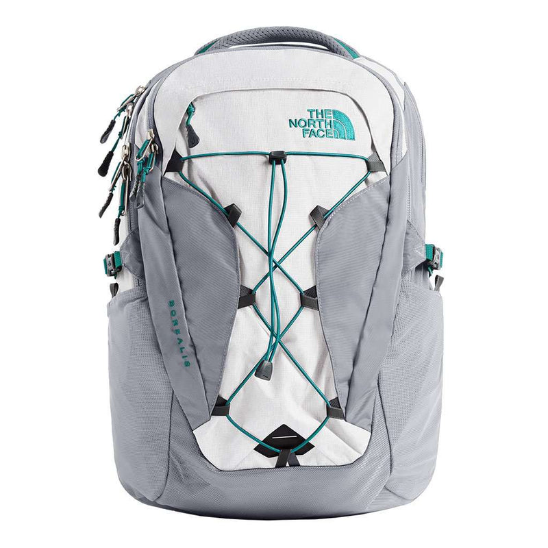 north face grey red borealis backpack The North Face Women's Borealis Backpack in Tin Grey & Mid Grey – Country Club Prep
