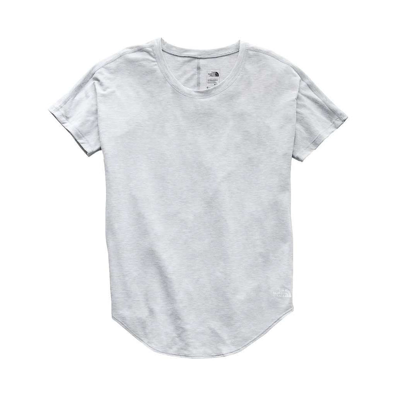 Women's Short Sleeve Workout Top in TNF Light Grey Heather by The North Face - Country Club Prep