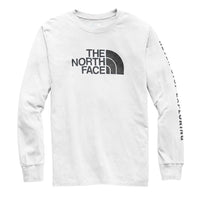 Men's Long Sleeve Well-Loved Half Dome Tee in TNF White by The North Face - Country Club Prep