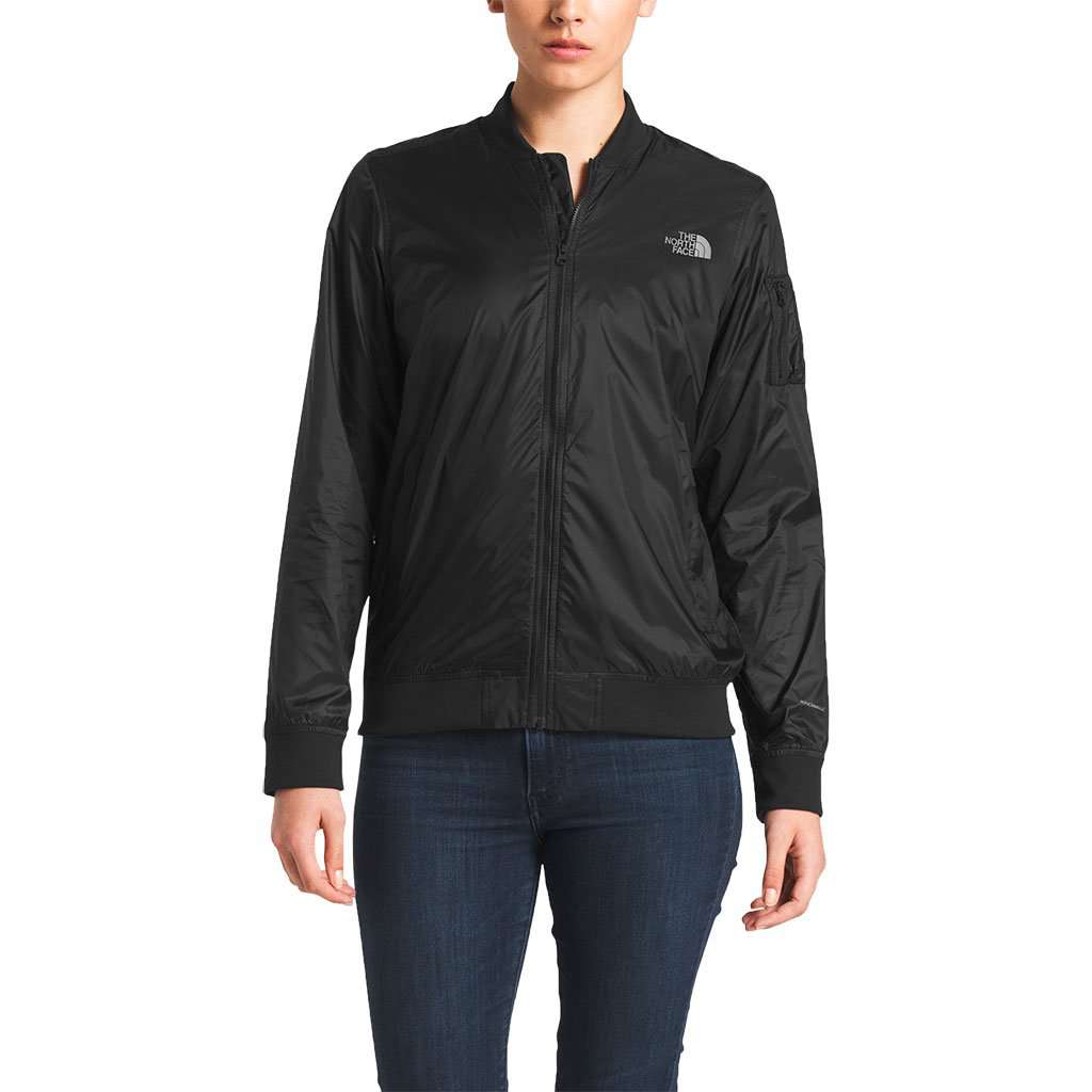 Women's Meaford Bomber in Shiny TNF Black by The North Face - Country Club Prep