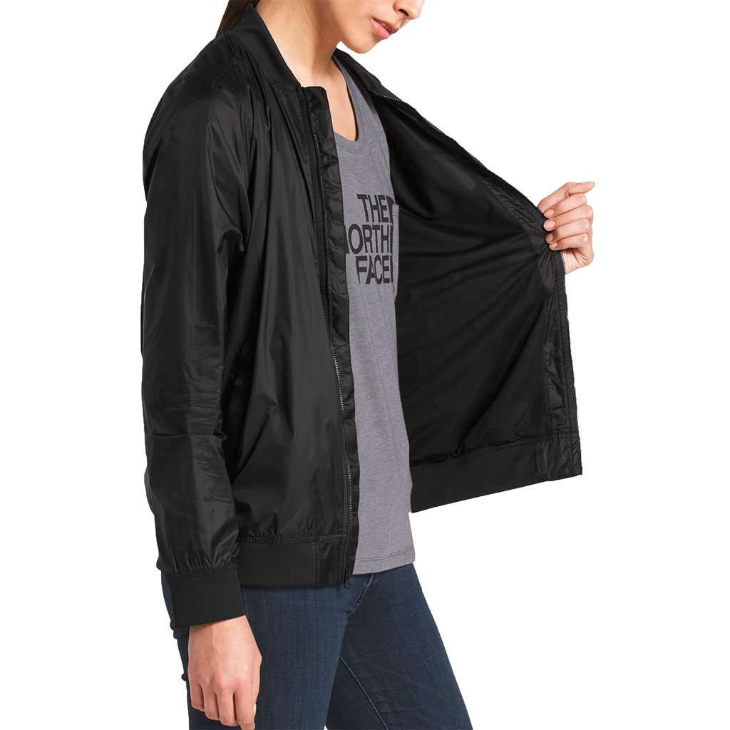 Women's Meaford Bomber in Shiny TNF Black by The North Face - Country Club Prep