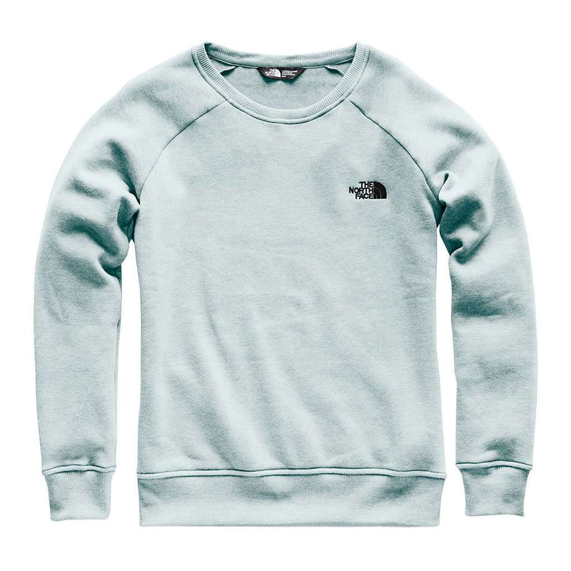 Women's Slammin Fleece Crew in Blue Haze Heather by The North Face - Country Club Prep