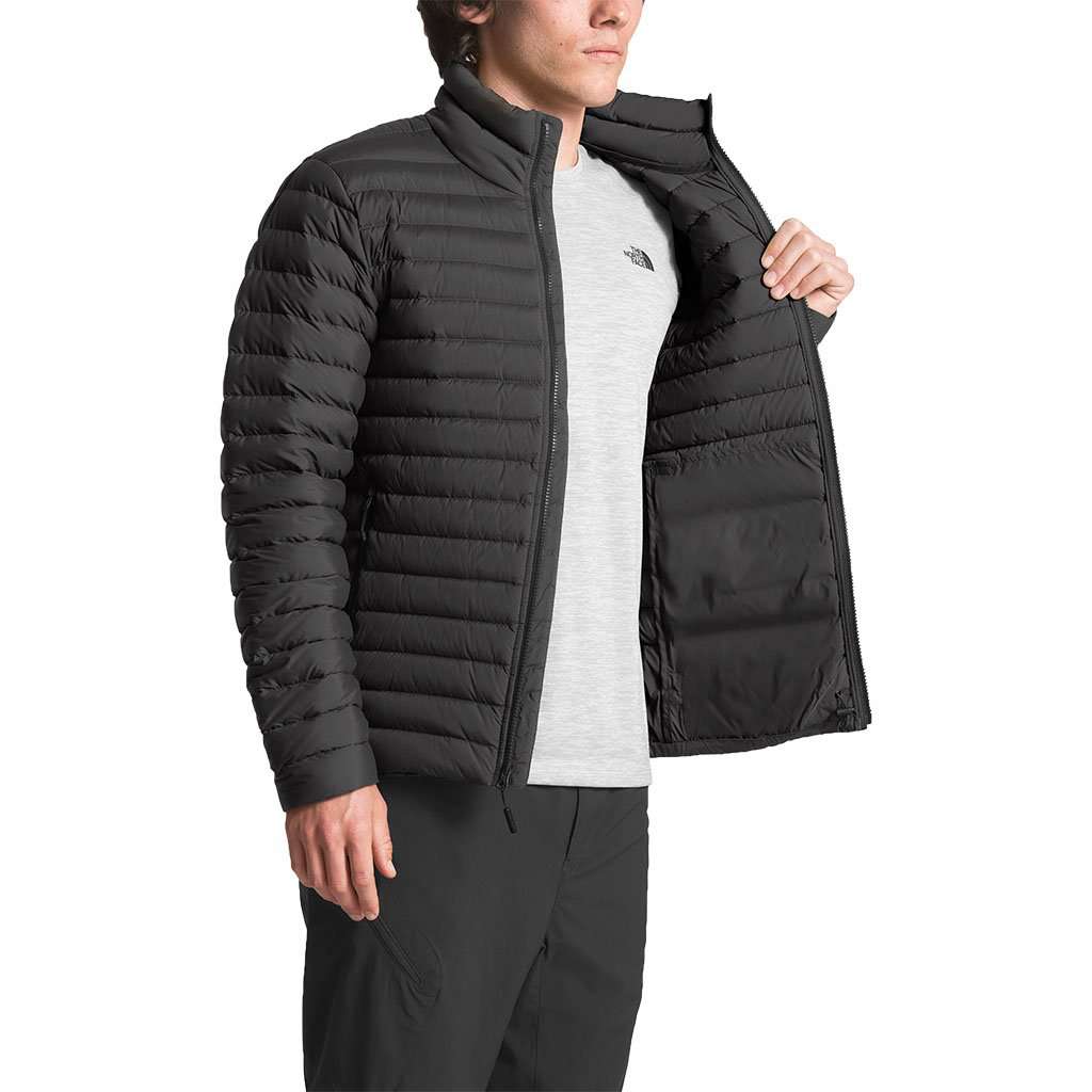 Men's Stretch Down Jacket in Asphalt Grey by The North Face - Country Club Prep
