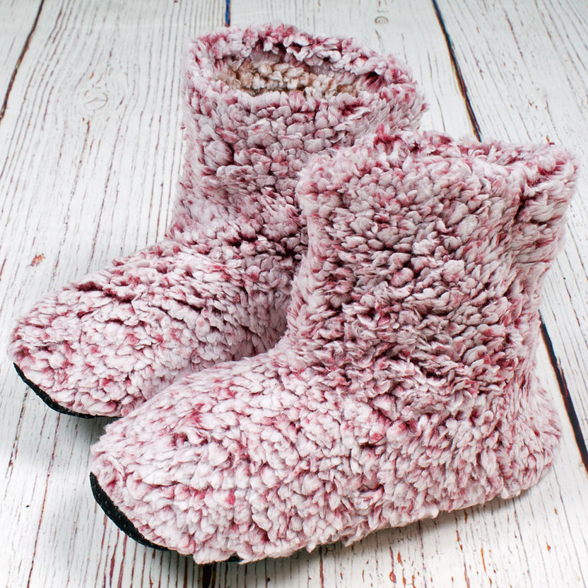 Tassel Sherpa Fleece Booties by Nordic Fleece