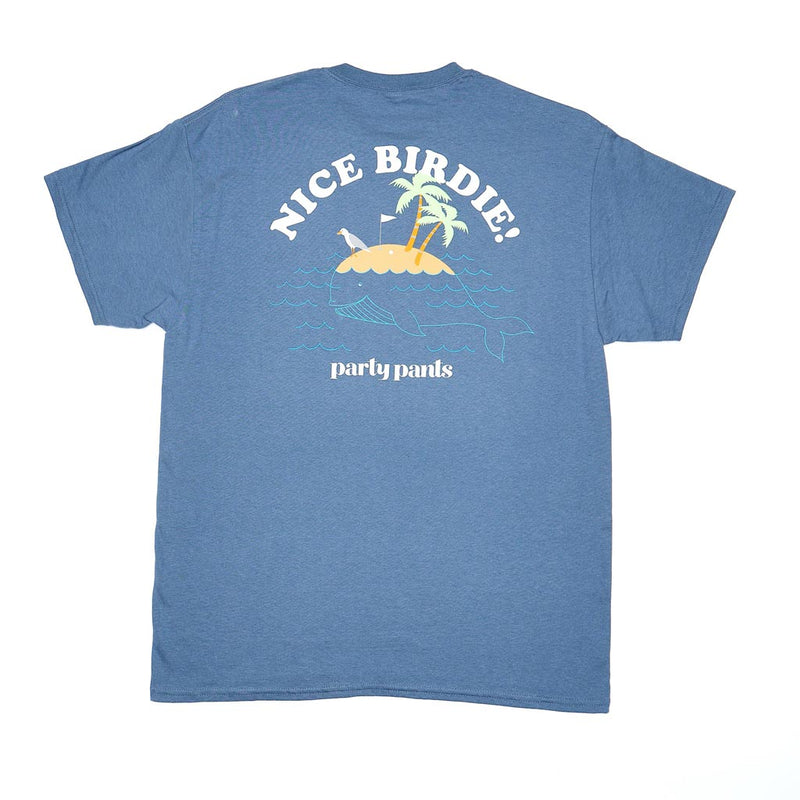 Nice Birdie Short Sleeve Tee Shirt by Party Pants - Country Club Prep
