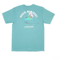 Nice Birdie Short Sleeve Tee Shirt by Party Pants - Country Club Prep