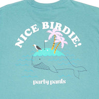 Nice Birdie Short Sleeve Tee Shirt by Party Pants - Country Club Prep