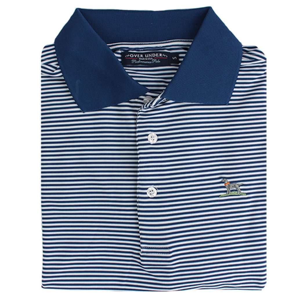 The Performance Polo in Navy by Over Under Clothing - Country Club Prep
