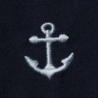 Sailing Short in Nantucket Navy with Embroidered Anchor by Castaway Clothing - Country Club Prep