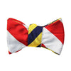 Gold/Navy and Red/Silver Bow Tie by Social Primer - Country Club Prep