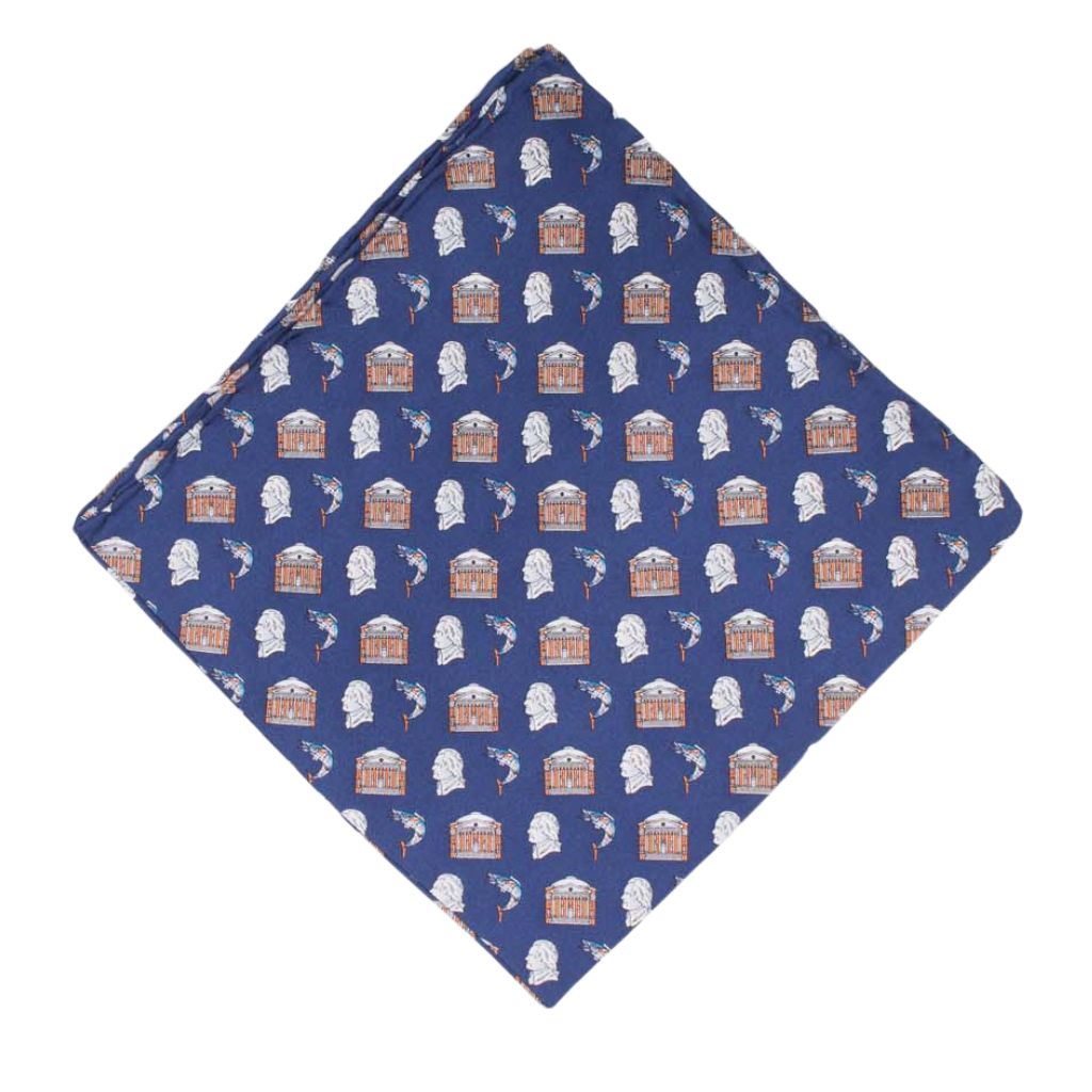 Cville Trio Custom Pocket Square by Bird Dog Bay - Country Club Prep