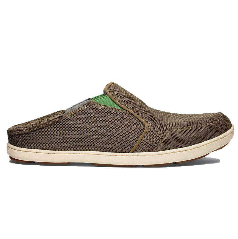 Men's Nohea Mesh Sneaker in Mustang Brown & Lime Peel by Olukai - Country Club Prep