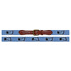 North Carolina Tar Heel Needlepoint Belt by Smathers & Branson - Country Club Prep