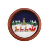 North Pole Needlepoint Wine Bottle Coaster by Smathers & Branson - Country Club Prep
