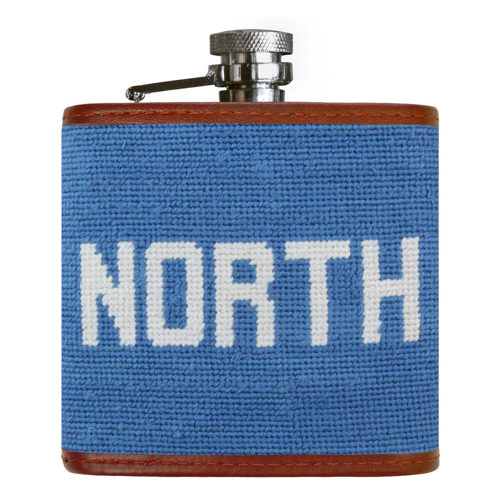 North Needlepoint Flask by Smathers & Branson - Country Club Prep