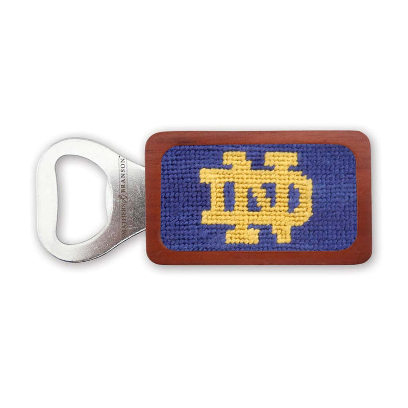 University of Notre Dame Needlepoint Bottle Opener by Smathers & Branson - Country Club Prep