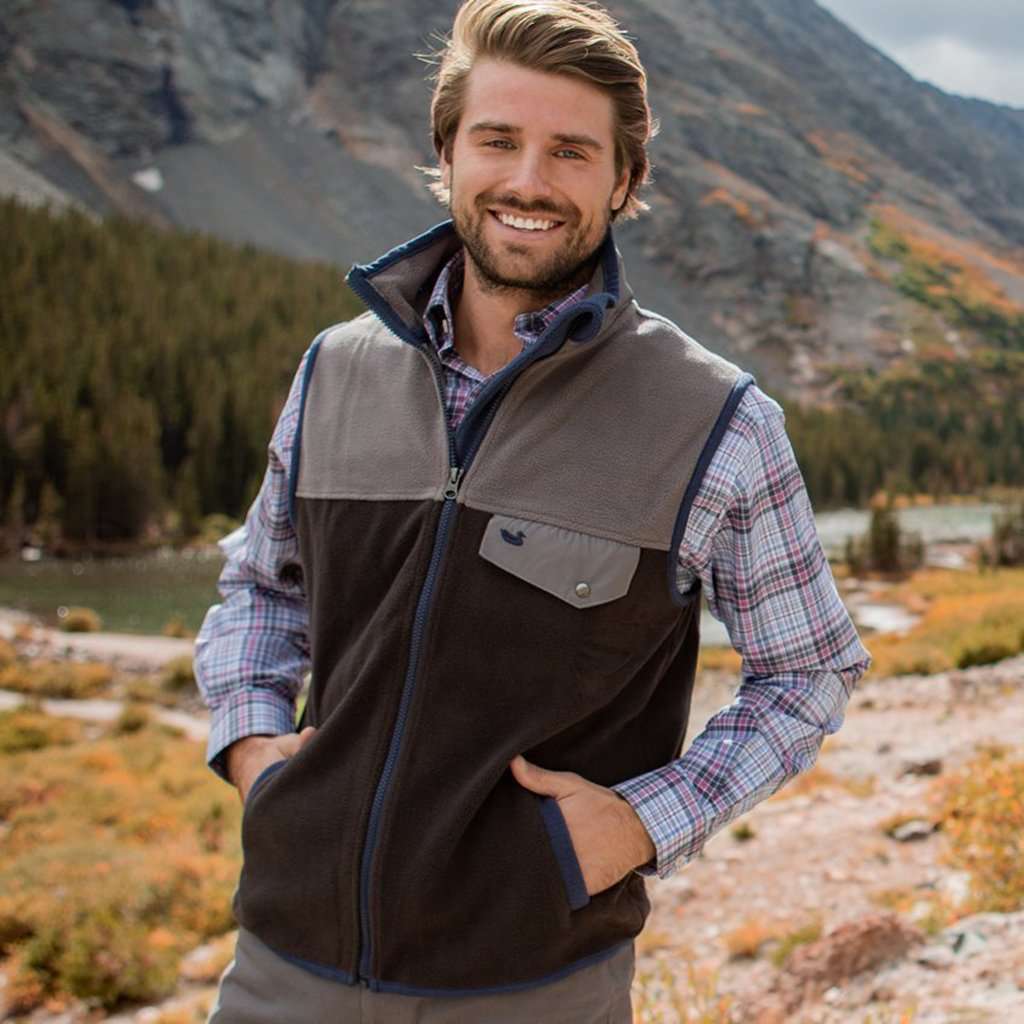 FieldTec™ Snap Fleece Vest by Southern Marsh - Country Club Prep