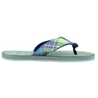 Oahu Madras Longshanks Leather Sandal by Country Club Prep - Country Club Prep