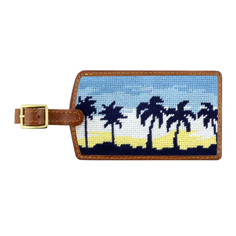 Oasis Needlepoint Luggage Tag by Smathers & Branson - Country Club Prep