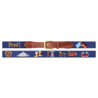 Oktoberfest Life Needlepoint Belt by Smathers & Branson - Country Club Prep