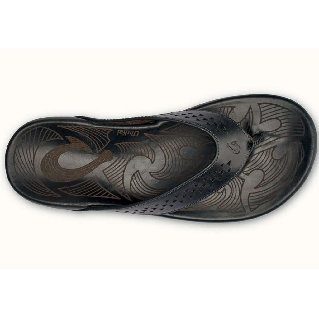 Men's Kohana Sandal in Black by Olukai - Country Club Prep