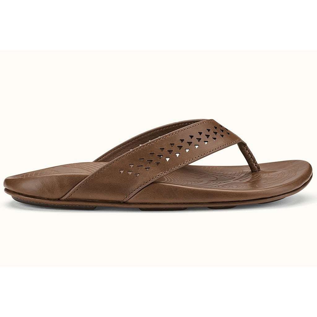 Olukai Men s Kohana Sandal in Toffee Country Club Prep