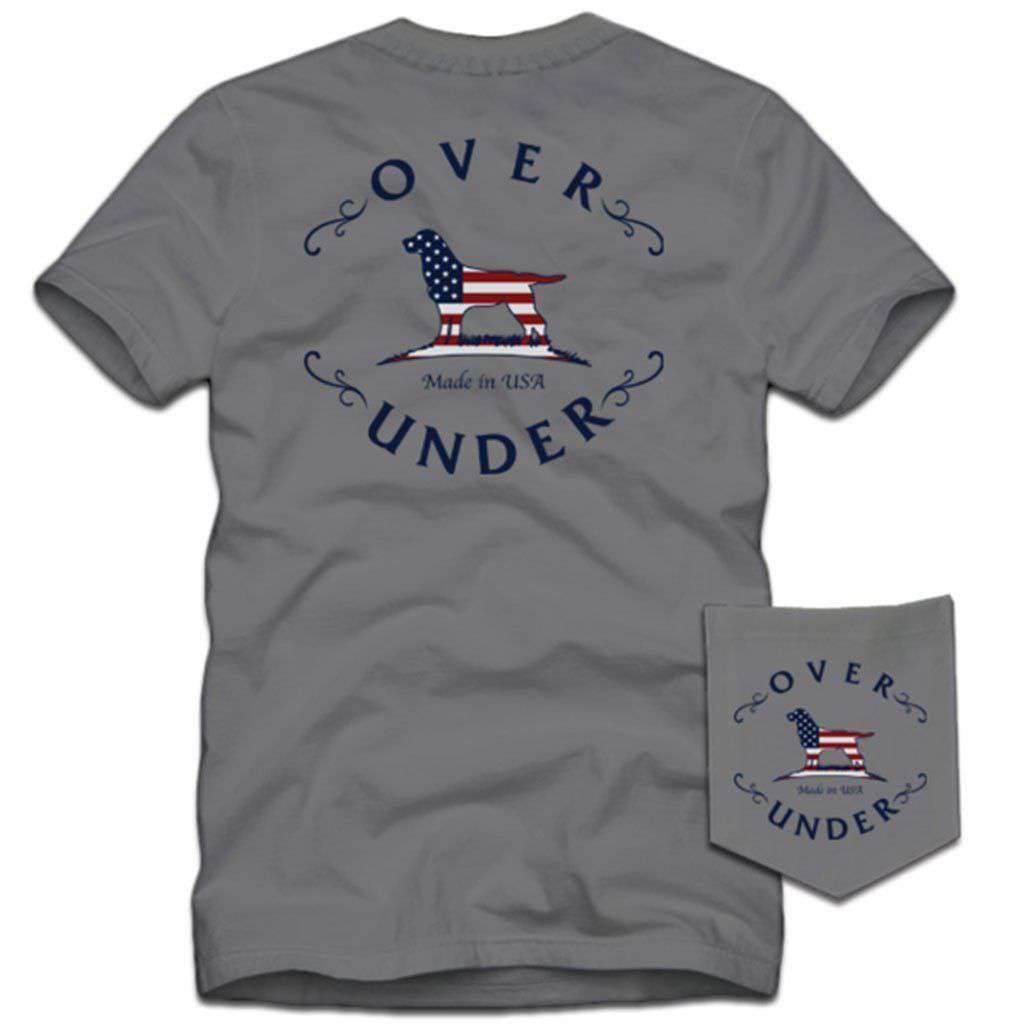 American Flag Logo Tee by Over Under Clothing - Country Club Prep