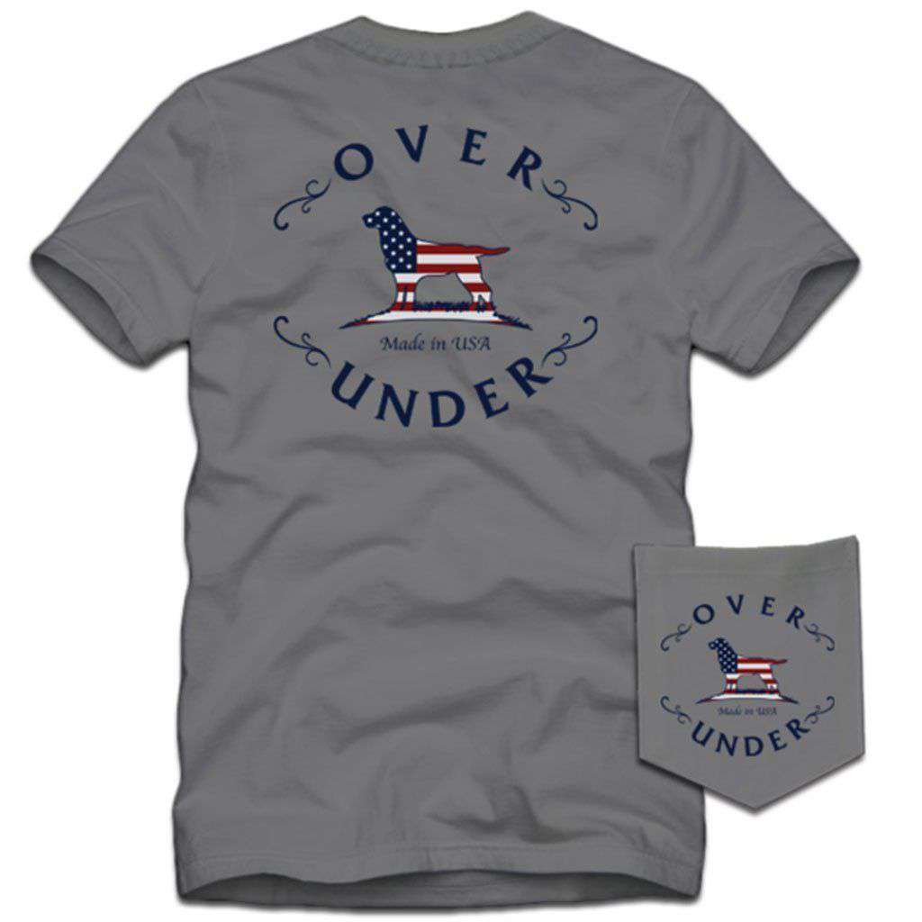 Over Under Clothing American Flag Logo Tee – Country Club Prep