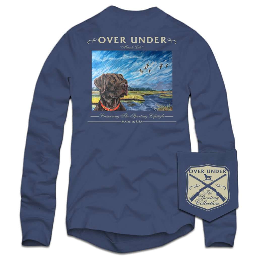 Over Under Clothing Long Sleeve Marsh Lab T-Shirt in Navy – Country ...
