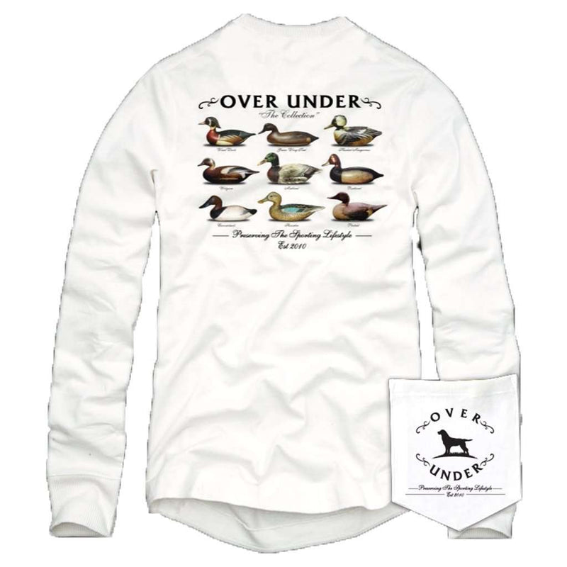 The Collection Long Sleeve Tee in White by Over Under Clothing - Country Club Prep