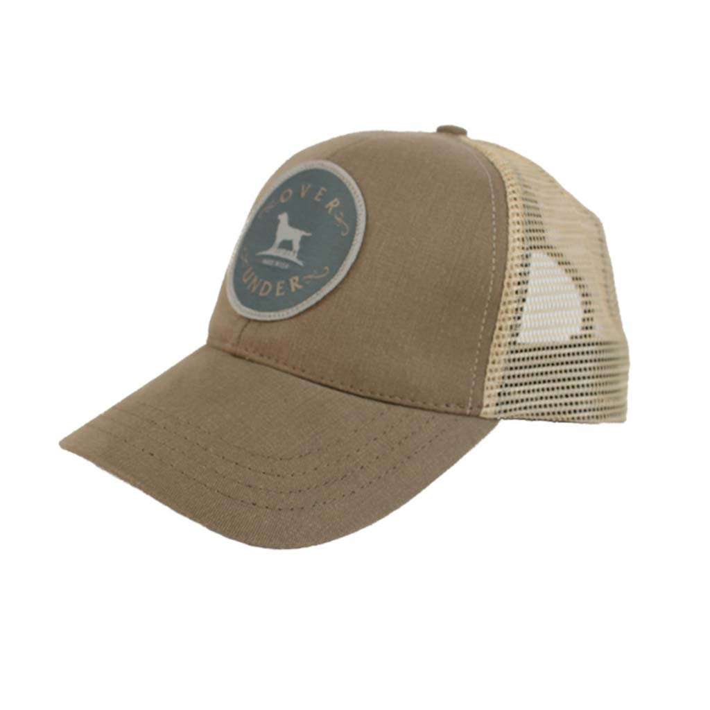 Original Patch Mesh Back Hat in Khaki by Over Under Clothing - Country Club Prep