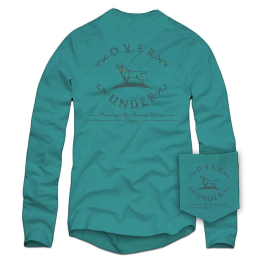 Outerbanks Sketched Logo Long Sleeve Tee by Over Under Clothing - Country Club Prep