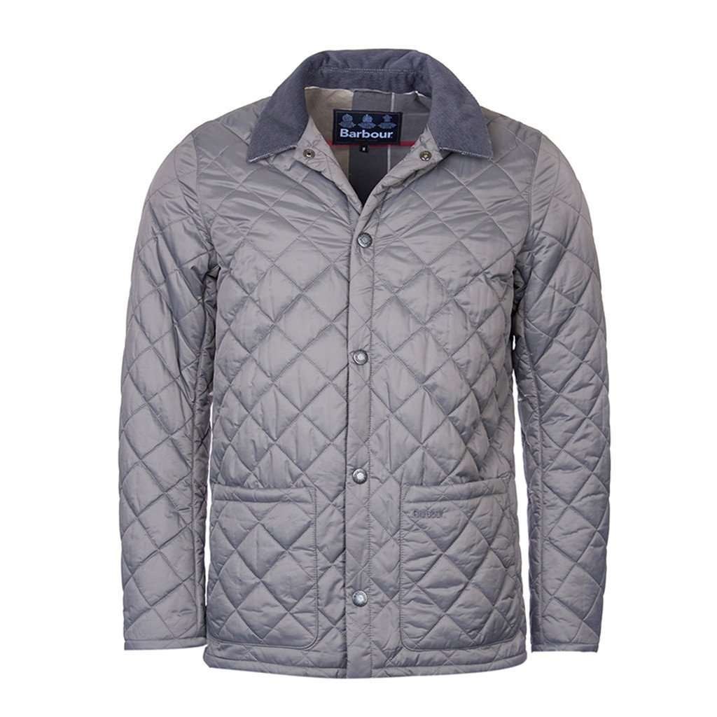 Pembroke Quilted Jacket in Grey by Barbour - Country Club Prep