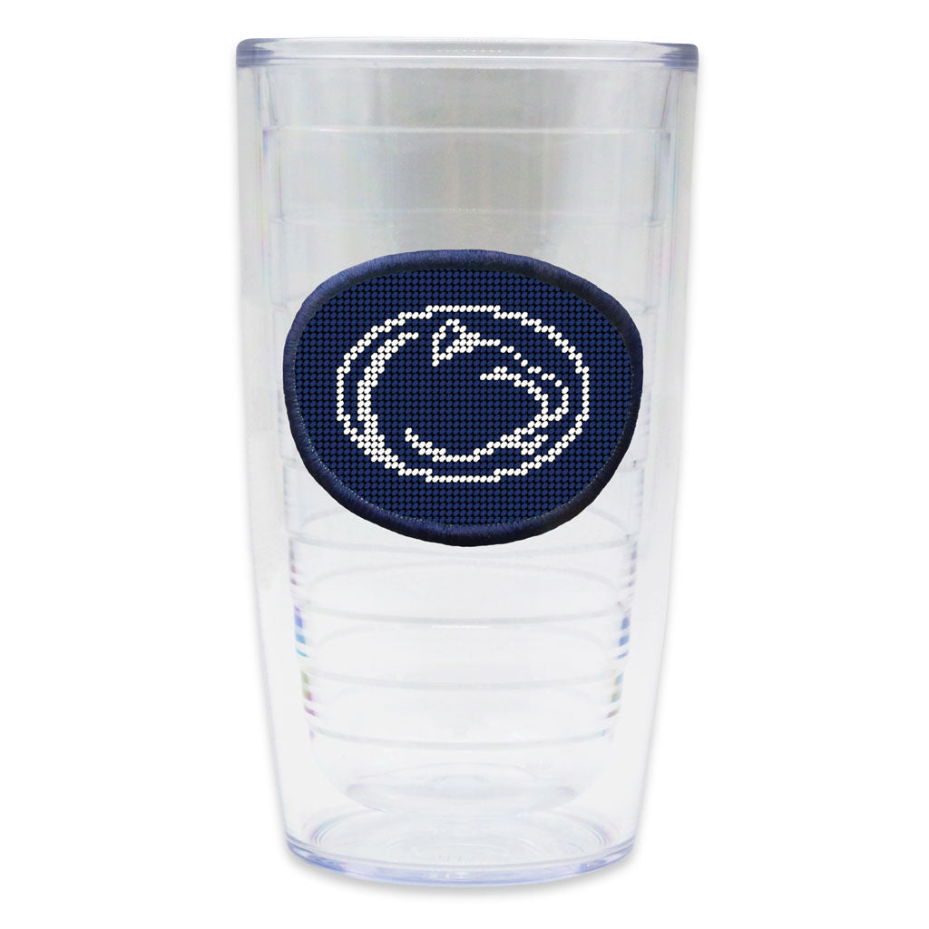 Penn State Needlepoint Tumbler by Smathers & Branson - Country Club Prep