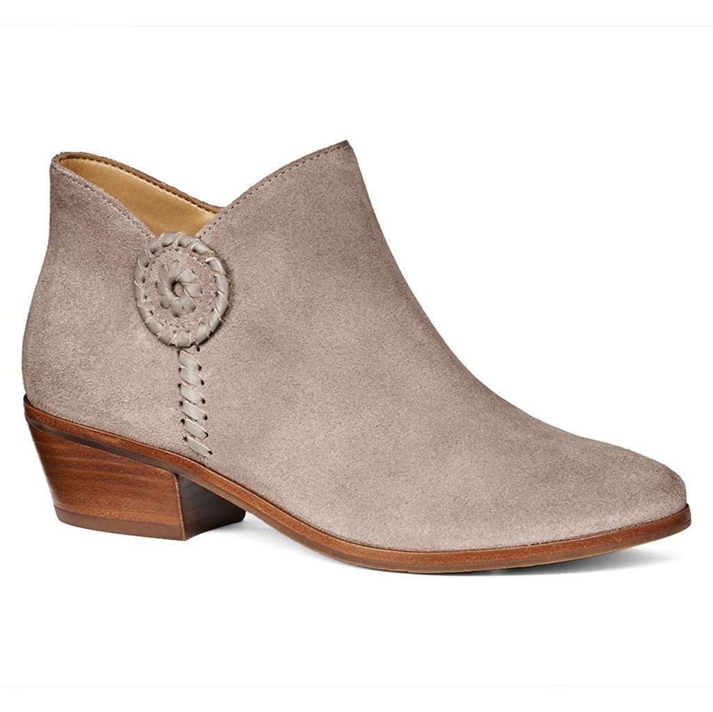 Peyton Bootie in Light Grey by Jack Rogers - Country Club Prep