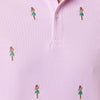 Islander Polo with Embroidered Hula Girl by Castaway Clothing - Country Club Prep