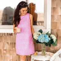 Gingham Shift Dress by Kiel James Patrick - Country Club Prep