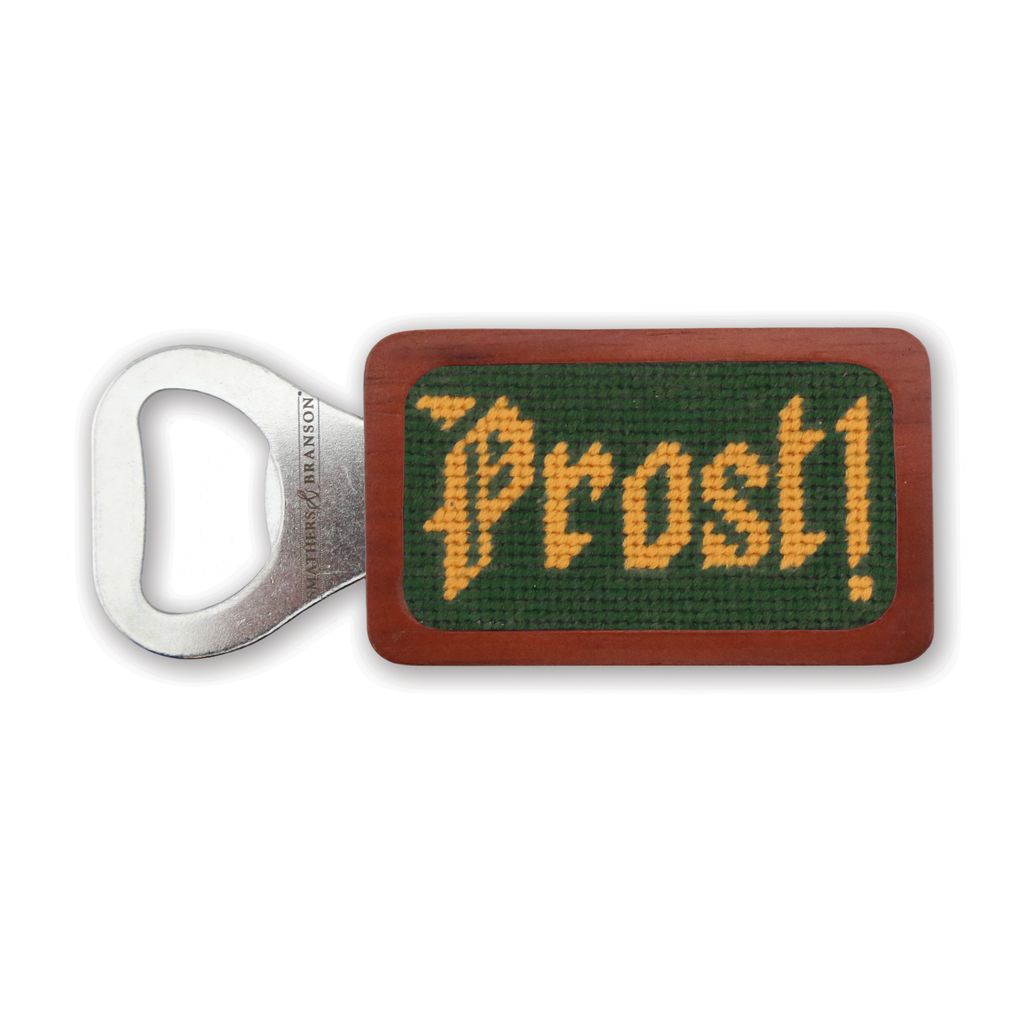 Prost Needlepoint Bottle Opener by Smathers & Branson - Country Club Prep