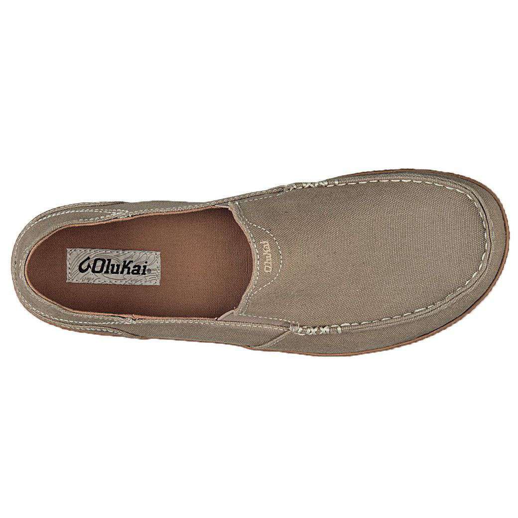 Men's Puhalu Canvas Loafer in Clay & Toffee Brown by Olukai - Country Club Prep